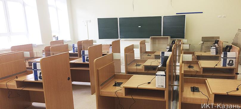 Завершен проект Лингафонный кабинет "Диалог-1" на 12 учащихся в школе Ижевска - ИКТ-Казань